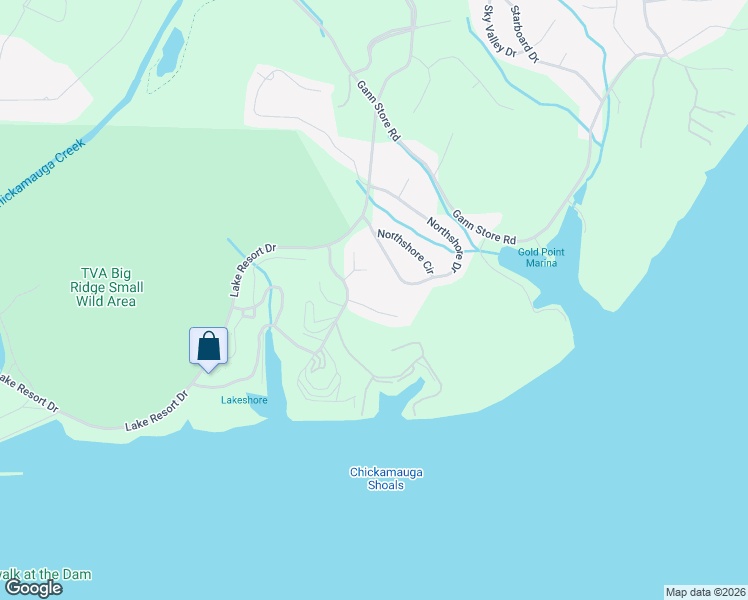 map of restaurants, bars, coffee shops, grocery stores, and more near 5705 Queen-Aire Lane in Chattanooga