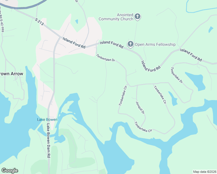 map of restaurants, bars, coffee shops, grocery stores, and more near 113 Englewood Drive in Inman