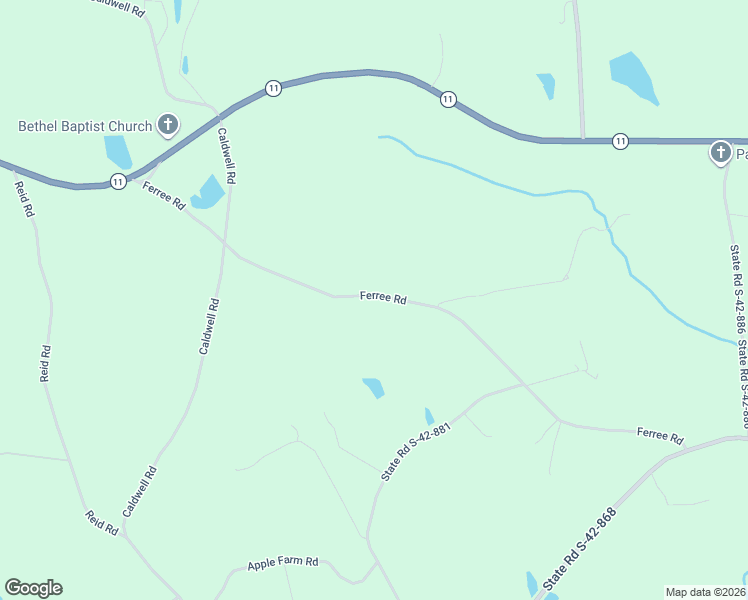 map of restaurants, bars, coffee shops, grocery stores, and more near 930 Ferree Road in Campobello