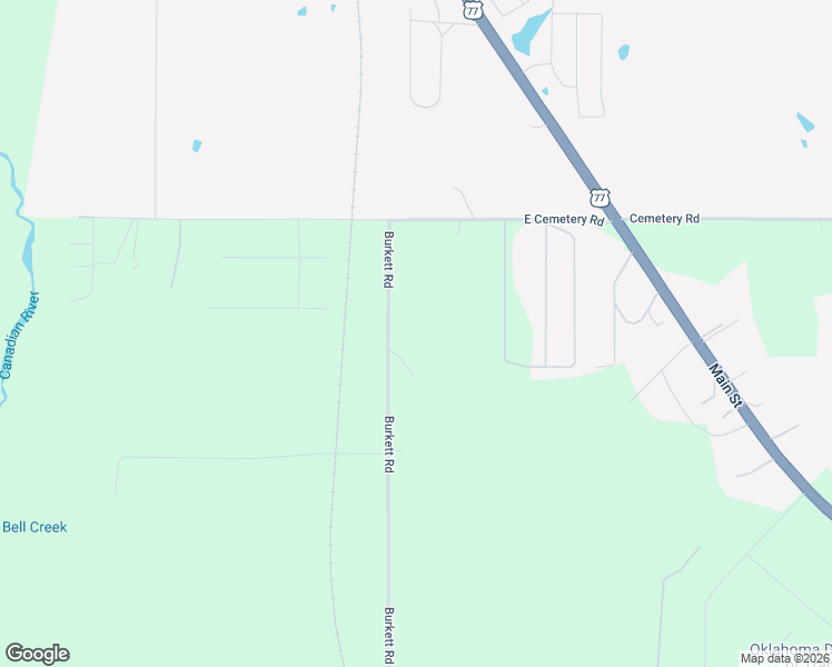 map of restaurants, bars, coffee shops, grocery stores, and more near 8605 Burkett Road in Noble