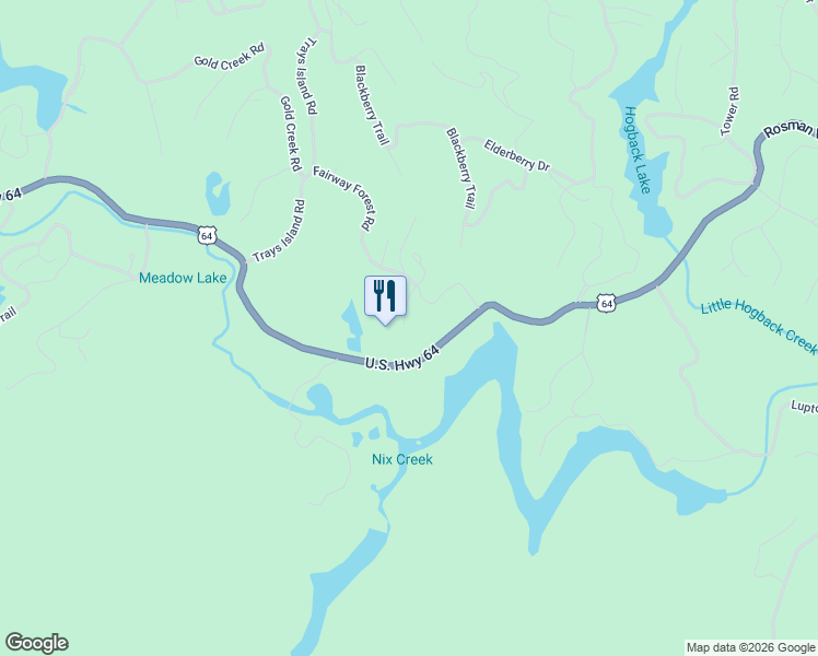 map of restaurants, bars, coffee shops, grocery stores, and more near 50 Slicers Ave in Sapphire