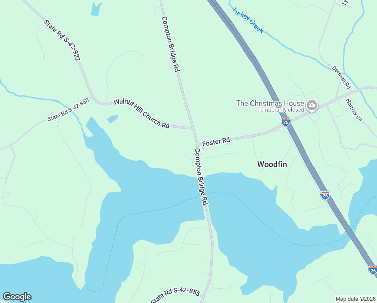 map of restaurants, bars, coffee shops, grocery stores, and more near 180 Johnnys Road in Inman