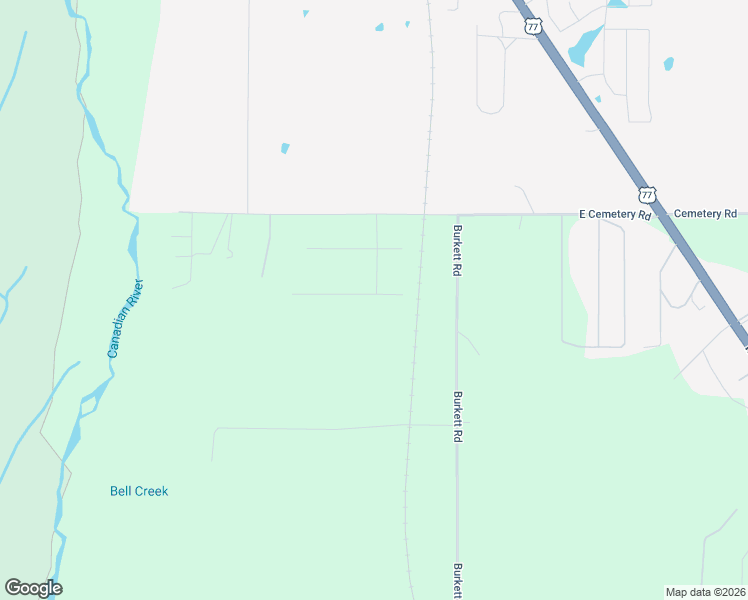 map of restaurants, bars, coffee shops, grocery stores, and more near 8605 Burkett Road in Noble