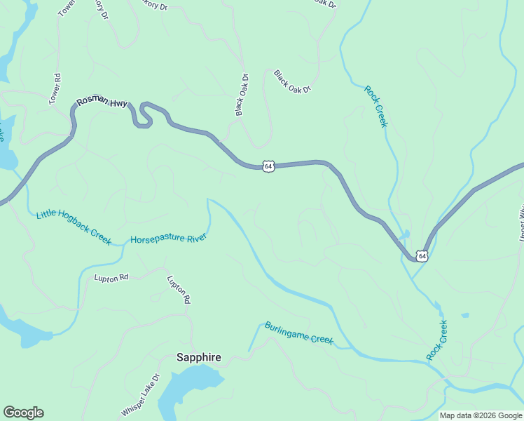 map of restaurants, bars, coffee shops, grocery stores, and more near 620 Holly Road in Sapphire