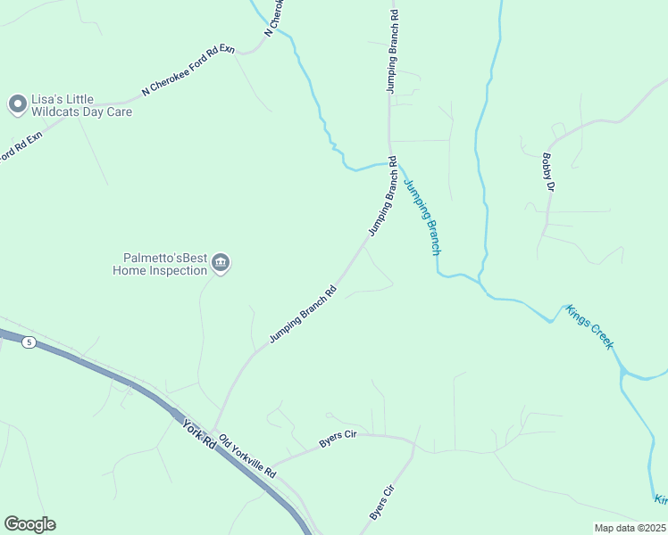 map of restaurants, bars, coffee shops, grocery stores, and more near 369 Jumping Branch Road in Blacksburg