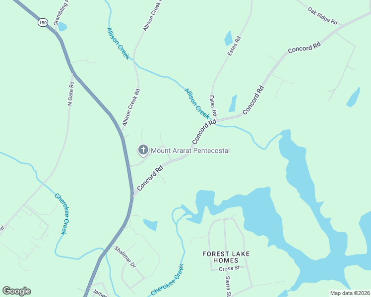 map of restaurants, bars, coffee shops, grocery stores, and more near 229 Concord Road in Gaffney