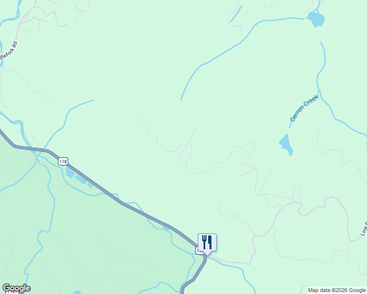 map of restaurants, bars, coffee shops, grocery stores, and more near 38 Oak Ridge Road West in Rosman