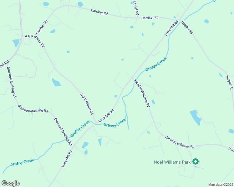 map of restaurants, bars, coffee shops, grocery stores, and more near 4401 Love Mill Road in Monroe