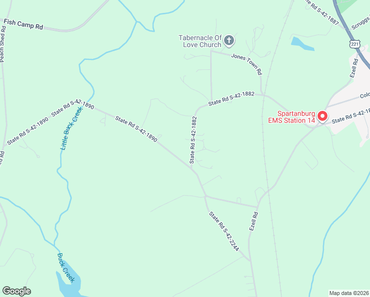 map of restaurants, bars, coffee shops, grocery stores, and more near 155 Revels Road in Chesnee