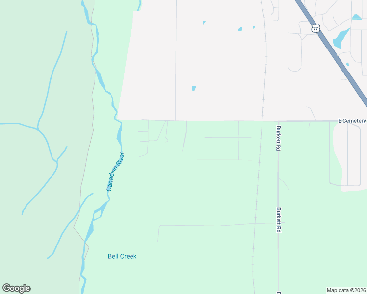 map of restaurants, bars, coffee shops, grocery stores, and more near 3000 Cemetery Road in Noble