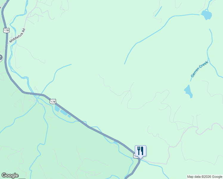 map of restaurants, bars, coffee shops, grocery stores, and more near 1330 Joshua Road in Rosman
