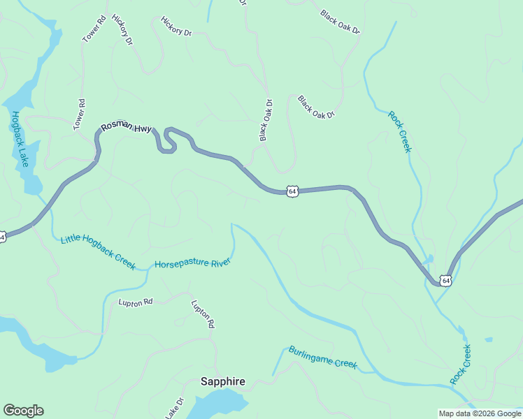 map of restaurants, bars, coffee shops, grocery stores, and more near 620 Holly Road in Sapphire