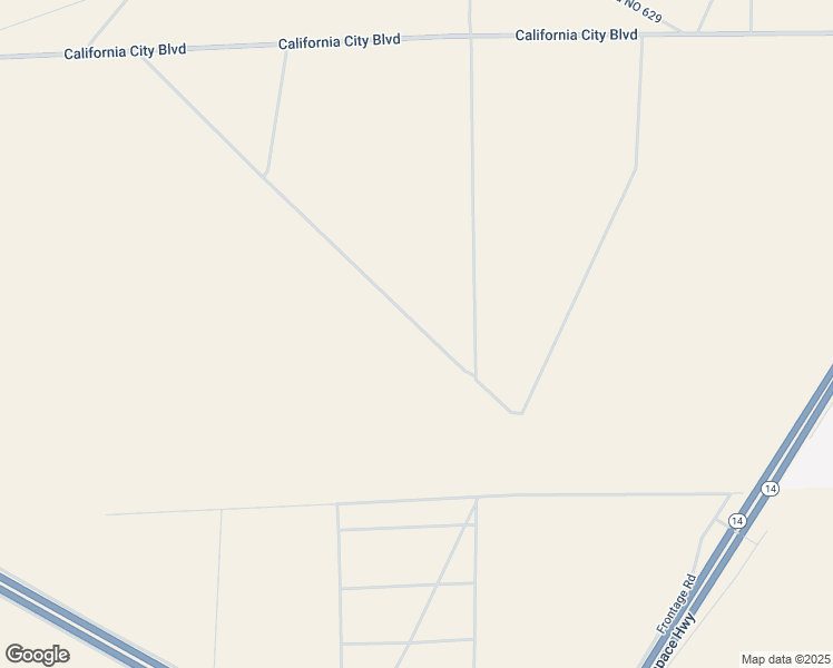 map of restaurants, bars, coffee shops, grocery stores, and more near East 58 Freeway in Mojave