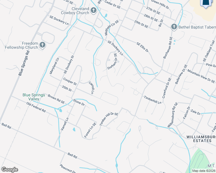 map of restaurants, bars, coffee shops, grocery stores, and more near 3260 Somerset Drive Southeast in Cleveland