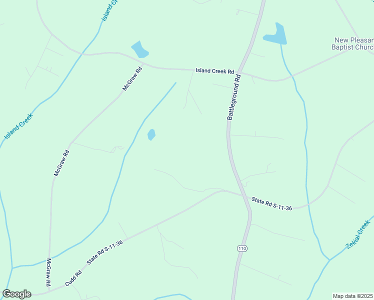 map of restaurants, bars, coffee shops, grocery stores, and more near 3165 Battleground Road in Cowpens