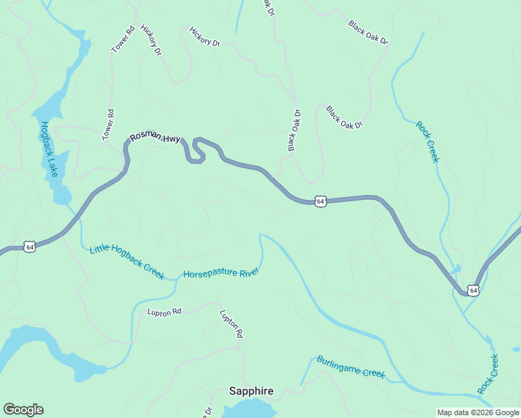 map of restaurants, bars, coffee shops, grocery stores, and more near 36 Alder Court in Sapphire