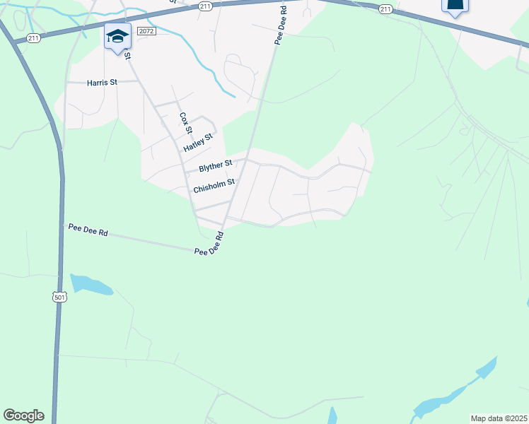 map of restaurants, bars, coffee shops, grocery stores, and more near 105 Walkabout Dr in Aberdeen
