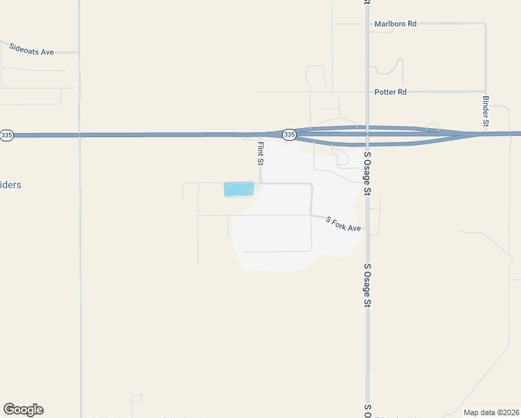map of restaurants, bars, coffee shops, grocery stores, and more near 1701 South Fork in Amarillo