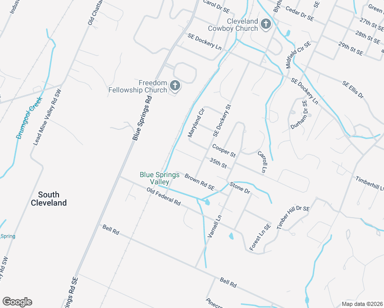 map of restaurants, bars, coffee shops, grocery stores, and more near 511 Kirby Drive in Cleveland