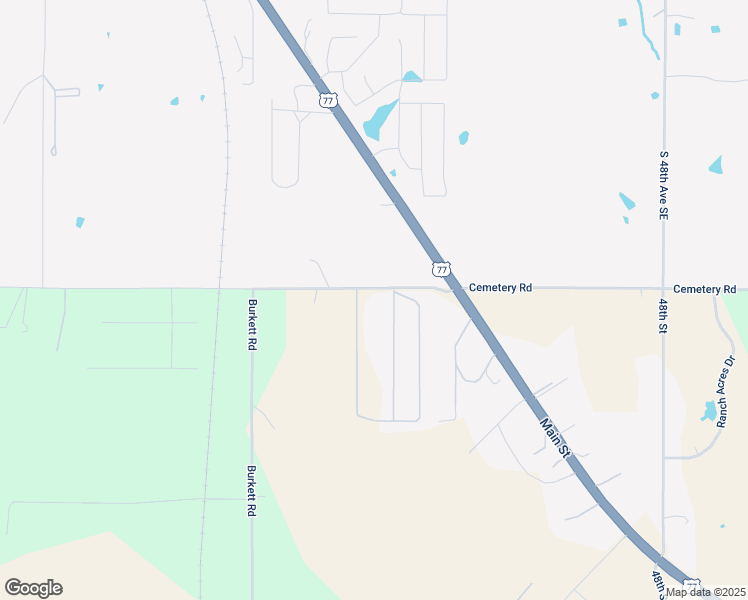 map of restaurants, bars, coffee shops, grocery stores, and more near 3950 Cemetery Road in Noble