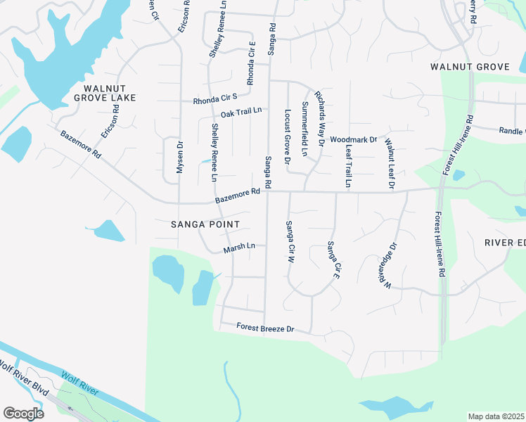 map of restaurants, bars, coffee shops, grocery stores, and more near 8705 Herring Cove in Shelby County