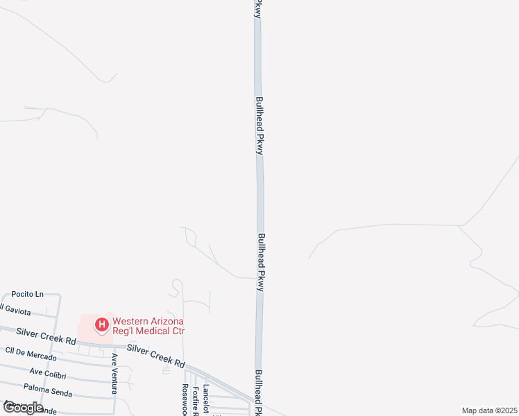 map of restaurants, bars, coffee shops, grocery stores, and more near Bullhead Parkway in Bullhead City