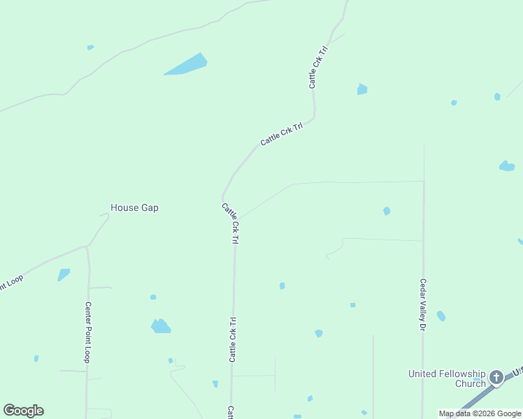 map of restaurants, bars, coffee shops, grocery stores, and more near 60 Cattle Creek Trail in Vilonia