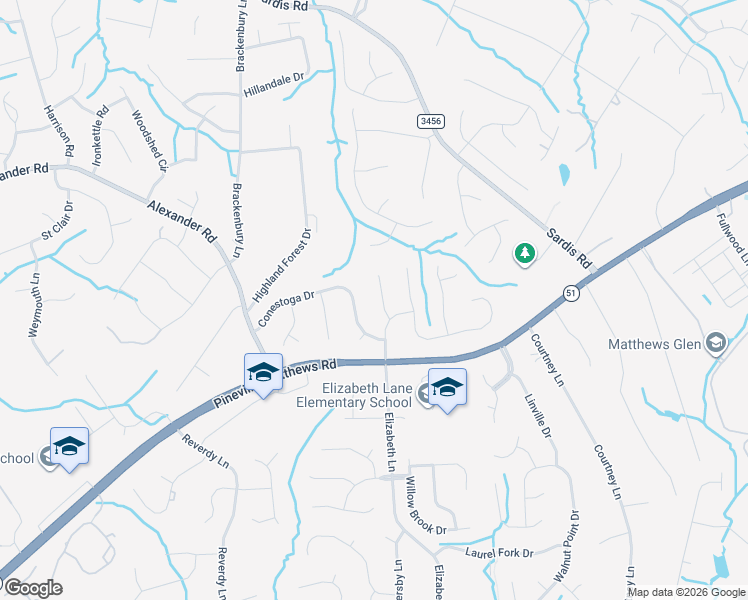 map of restaurants, bars, coffee shops, grocery stores, and more near in Charlotte