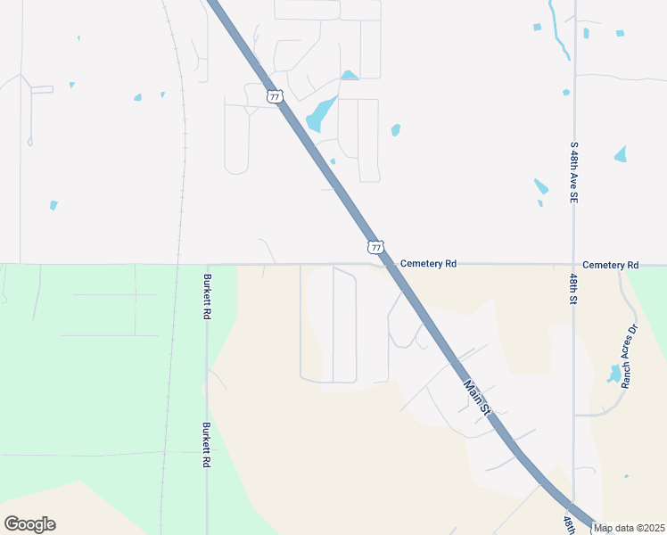 map of restaurants, bars, coffee shops, grocery stores, and more near 3950 Cemetery Road in Noble
