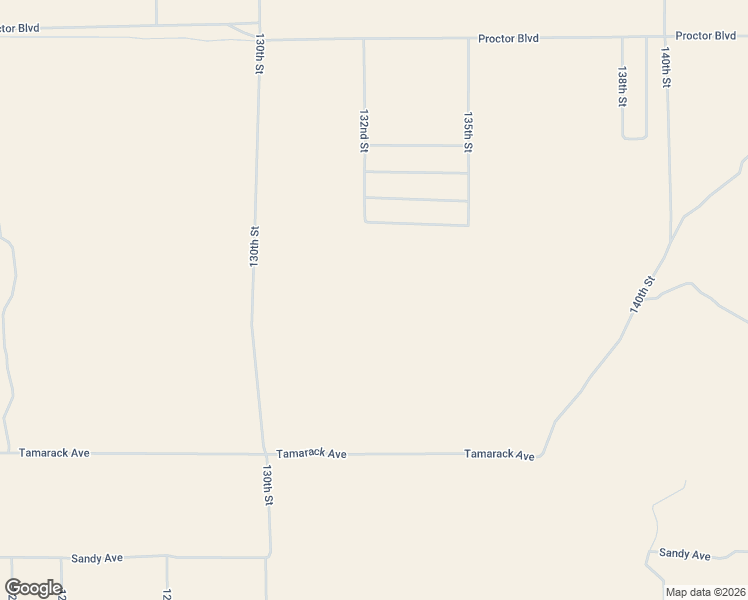 map of restaurants, bars, coffee shops, grocery stores, and more near 130th Street in Kern County