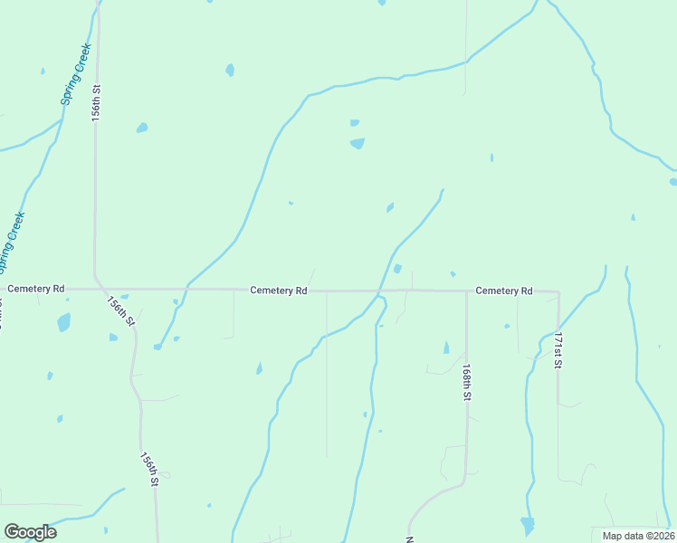 map of restaurants, bars, coffee shops, grocery stores, and more near 16261-16325 Cemetery Road in Noble