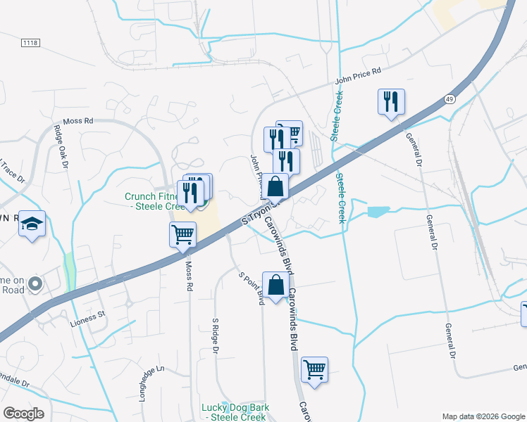 Carowinds Boulevard & S Tryon St, Charlotte NC Walk Score