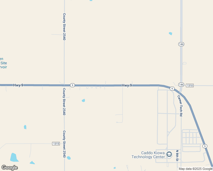 map of restaurants, bars, coffee shops, grocery stores, and more near 10101 Oklahoma 9 in Fort Cobb