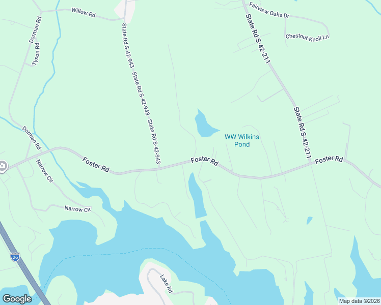 map of restaurants, bars, coffee shops, grocery stores, and more near 995 Foster Road in Inman