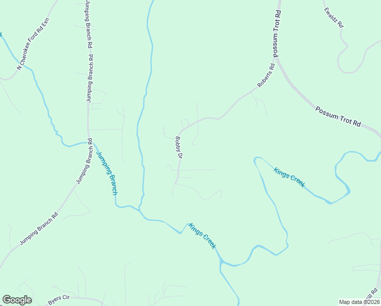 map of restaurants, bars, coffee shops, grocery stores, and more near 258-262 Roberts Road in Blacksburg