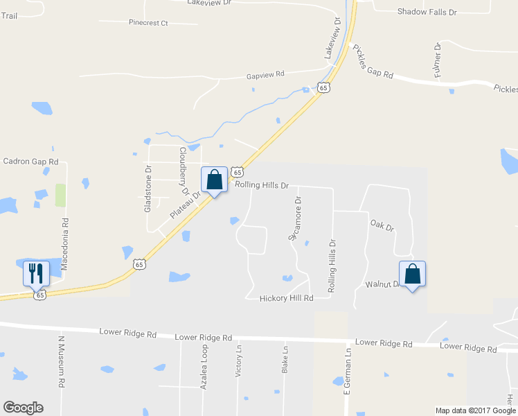 map of restaurants, bars, coffee shops, grocery stores, and more near 4 Cedar Hill Road in Conway