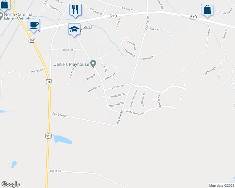 map of restaurants, bars, coffee shops, grocery stores, and more near 109 Chisholm Street in Aberdeen