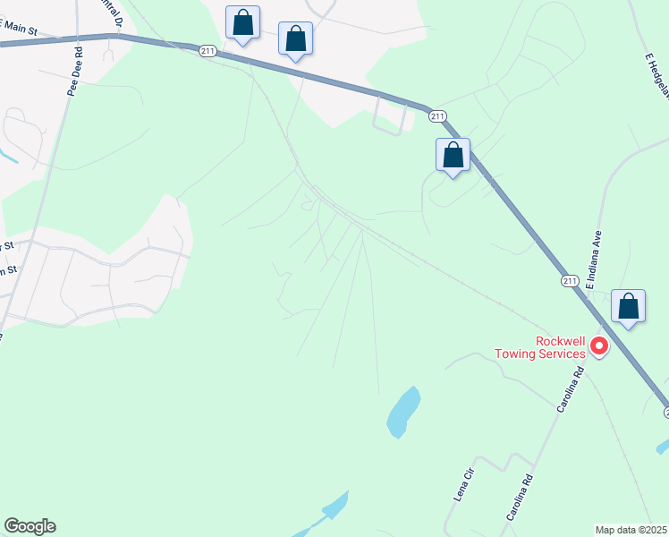 map of restaurants, bars, coffee shops, grocery stores, and more near 160 Dollie Lane in Aberdeen