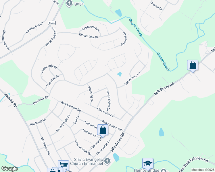 map of restaurants, bars, coffee shops, grocery stores, and more near 7000 Joyful Noise Lane in Indian Trail