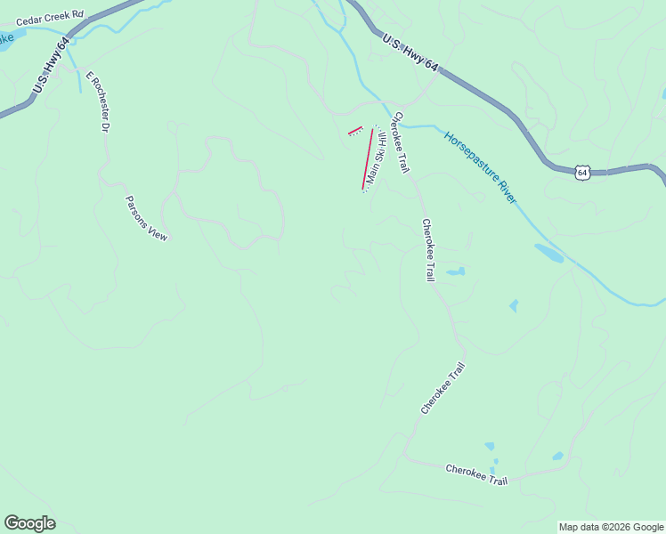 map of restaurants, bars, coffee shops, grocery stores, and more near 32 Rock Mountain Road in Sapphire