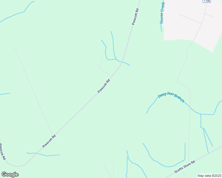 map of restaurants, bars, coffee shops, grocery stores, and more near 1269 Prescott Road in New Bern