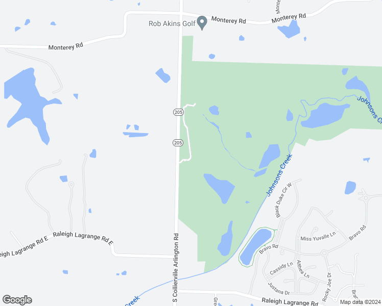 map of restaurants, bars, coffee shops, grocery stores, and more near 140 South Collierville Arlington Road in Collierville