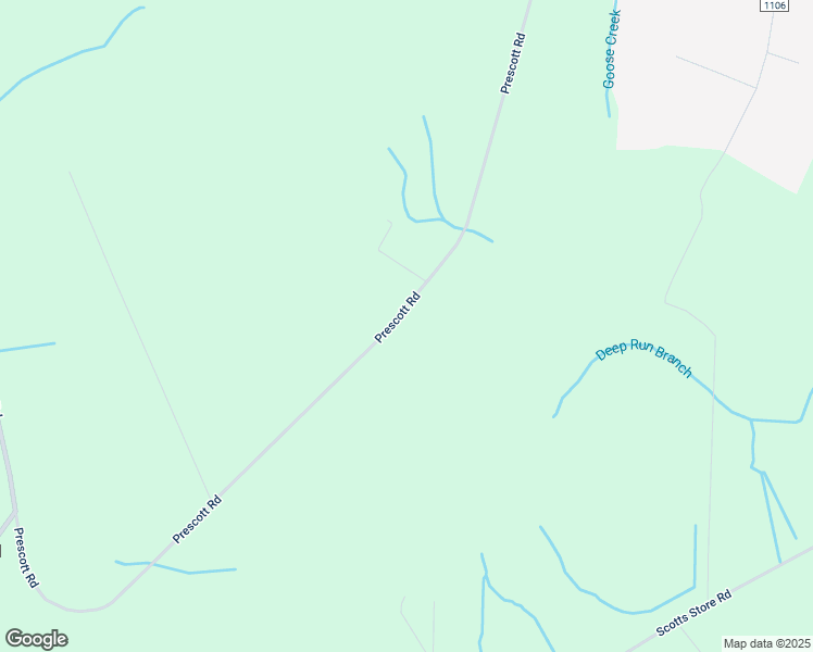 map of restaurants, bars, coffee shops, grocery stores, and more near 1269 Prescott Road in New Bern