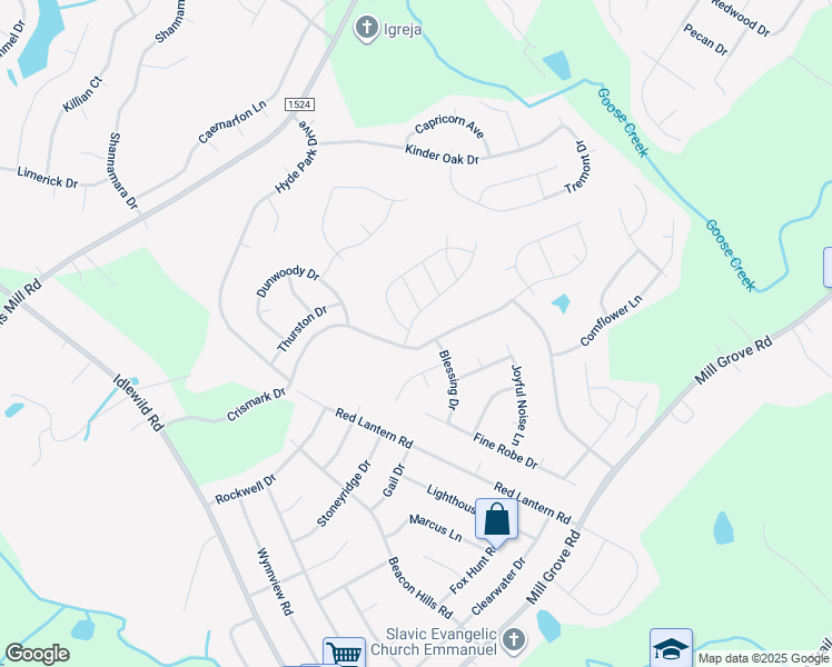 map of restaurants, bars, coffee shops, grocery stores, and more near 1004 Centerview Dr in Indian Trail