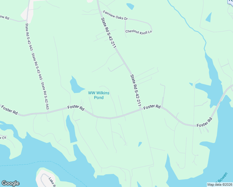 map of restaurants, bars, coffee shops, grocery stores, and more near 1339 Foster Road in Inman