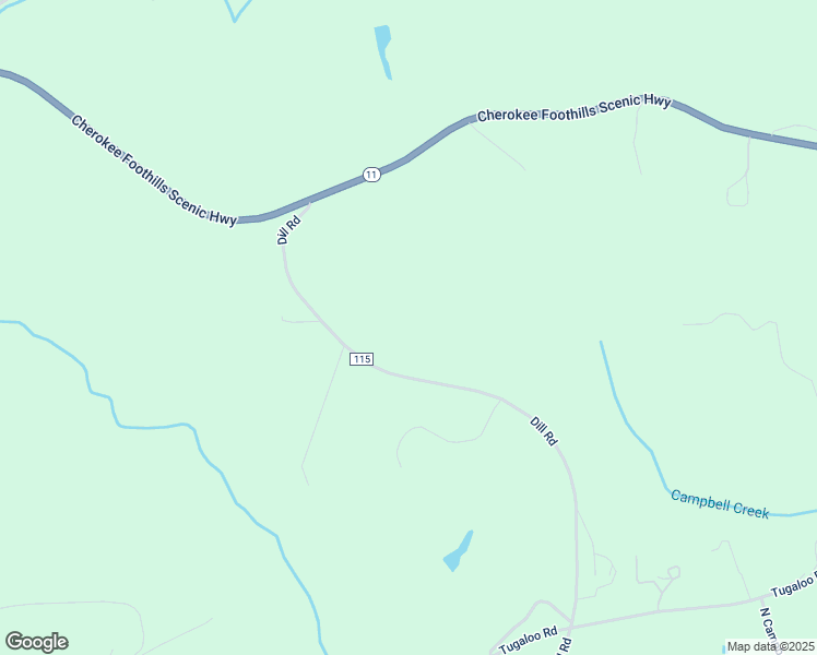 map of restaurants, bars, coffee shops, grocery stores, and more near 1145 South Carolina 11 in Landrum