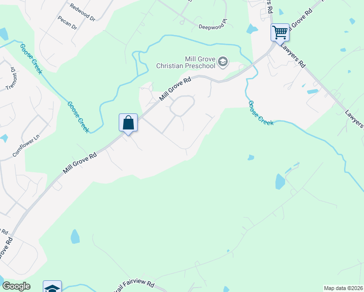 map of restaurants, bars, coffee shops, grocery stores, and more near 2404 Ivy Run Drive in Indian Trail