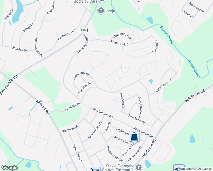 map of restaurants, bars, coffee shops, grocery stores, and more near 2012 City Lights Drive in Indian Trail