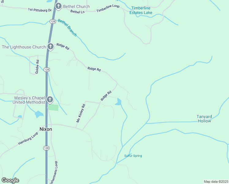 map of restaurants, bars, coffee shops, grocery stores, and more near 731 Ridge Road in Savannah