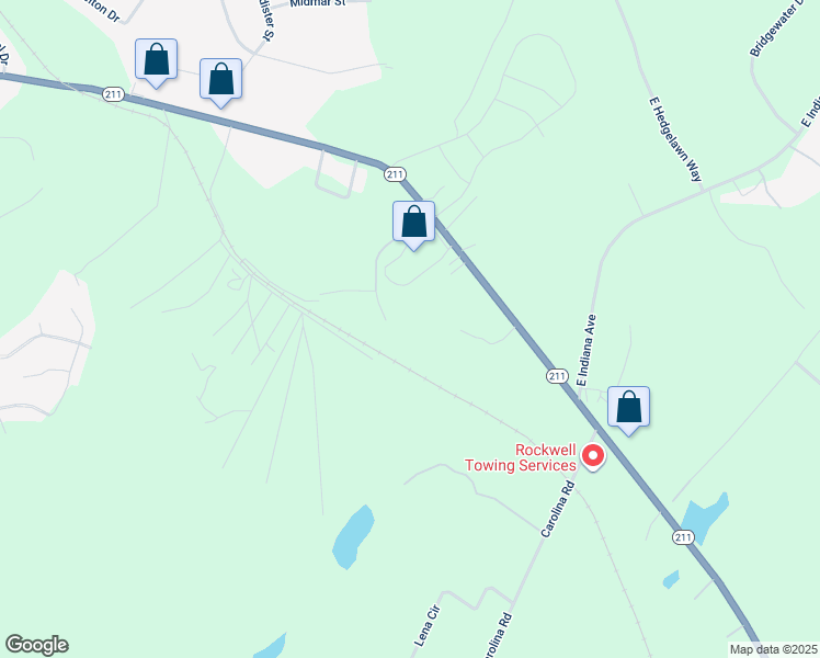 map of restaurants, bars, coffee shops, grocery stores, and more near 161 Evergreen Drive in Aberdeen